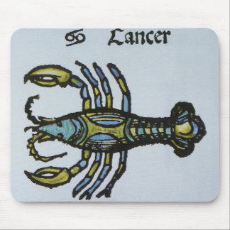 Cancer the Crab, Vintage Sign of the Zodiac Mouse Mat