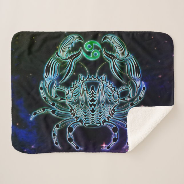 cancer the crab zodiac blanket (Front (Horizontal))