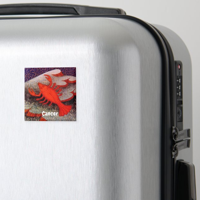 Cancer the Crab Zodiac Sign Birthday Party Magnet (In Situ (Luggage))