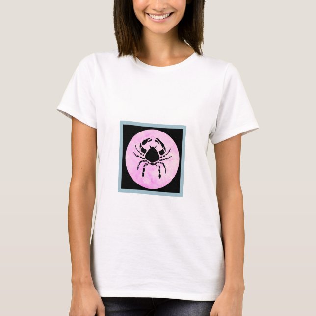 Cancer (The Crab) Zodiac Sign Women's T-Shirt (Front)