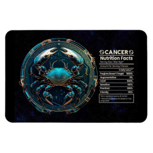 Cancer-Themed Nutritional Value Magnet