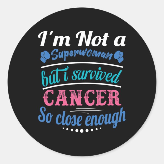 Cancer Thyroid Cancer Survivor  Classic Round Sticker (Front)