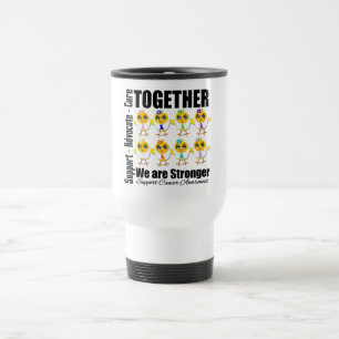 Cancer - Together We Are Stronger Travel Mug