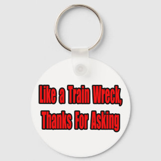Cancer Train Wreck Key Ring