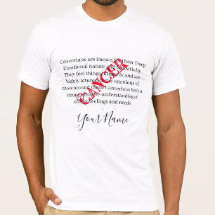 Cancer Traits and Zodiac Sign T-Shirt