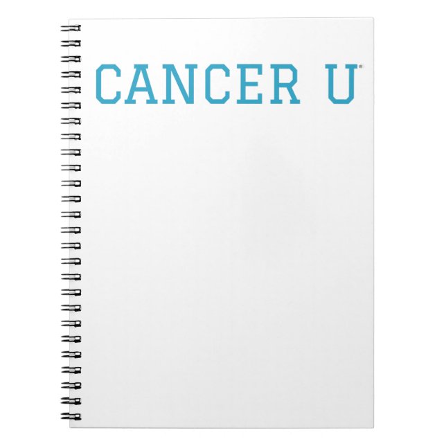 Cancer U Spiral Notebook (Front)
