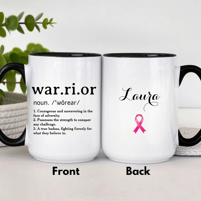 Cancer Warrior Definition Mug (Creator Uploaded)