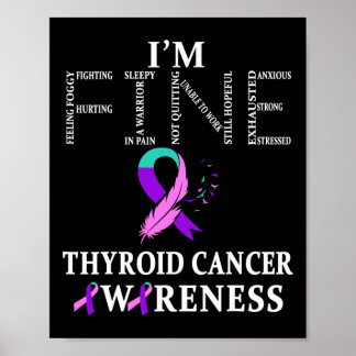 Cancer Warrior I'm Fine Poster