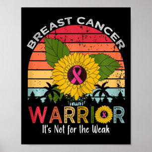 Cancer Warrior It's Not For The Weak  Poster