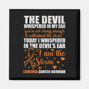 Cancer Warrior Leukaemia Awareness Month Warrior  Magnet