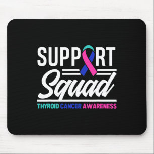 Cancer Warrior Support Squad Thyroid Cancer  Mouse Mat