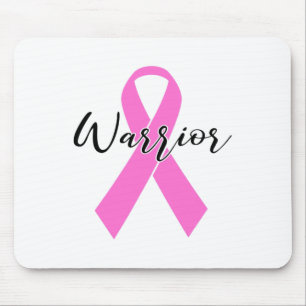 Cancer Warrior T Shirt Pink Ribbon Awareness Survi Mouse Mat