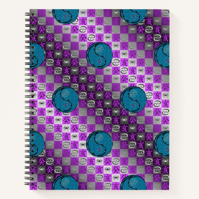 Cancer & Water Boar Notebook (Front)