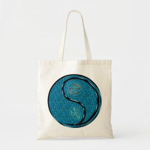 Cancer & Water Dog Tote Bag