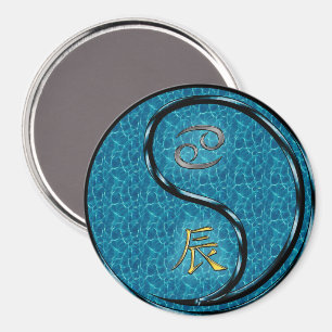 Cancer & Water Dragon Magnet