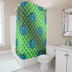 Cancer & Water Goat Shower Curtain