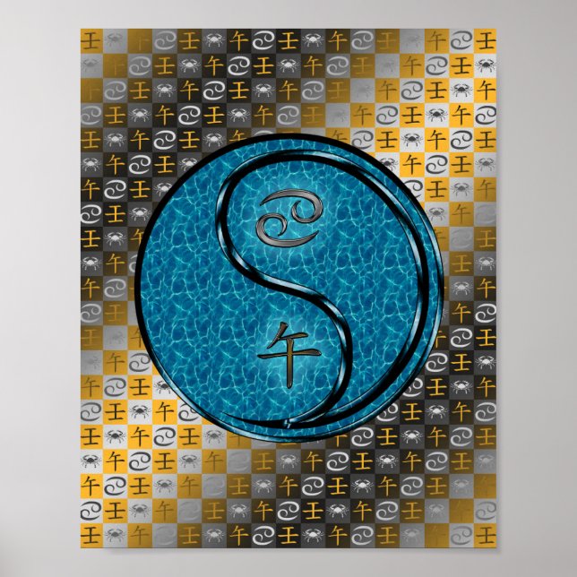 Cancer & Water Horse Poster (Front)