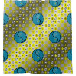 Cancer & Water Monkey Shower Curtain
