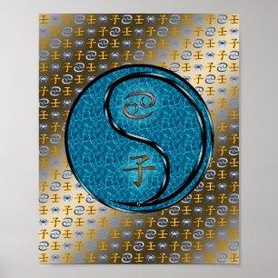 Cancer & Water Rat Poster