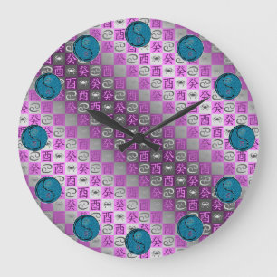 Cancer & Water Rooster Large Clock