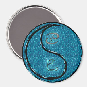 Cancer & Water Snake Magnet