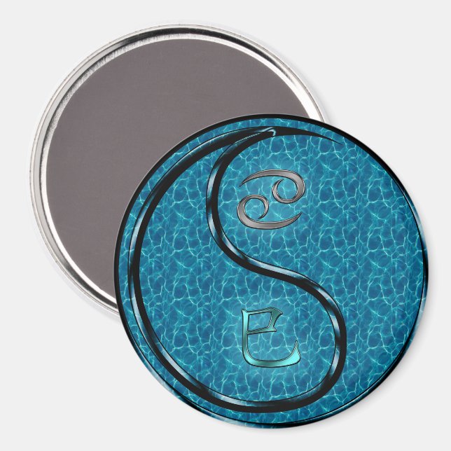 Cancer & Water Snake Magnet (Front/Back)