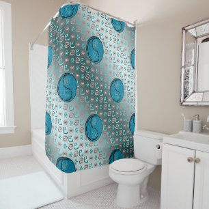 Cancer & Water Snake Shower Curtain