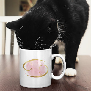 Cancer Watercolor Zodiac Design Coffee Coffee Mug