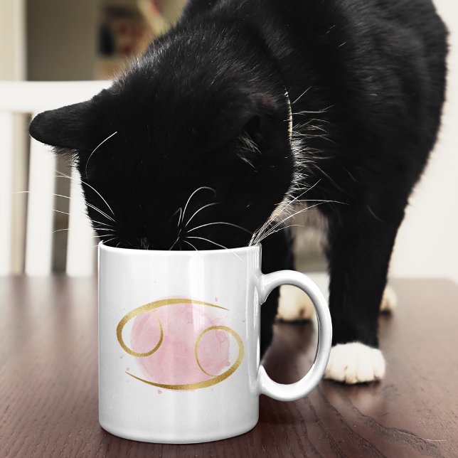 Cancer Watercolor Zodiac Design Coffee Coffee Mug (Creator Uploaded)