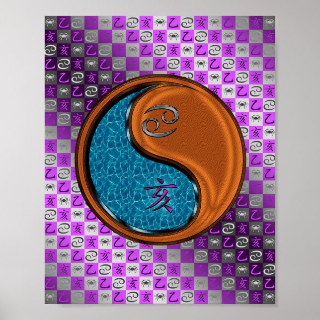 Cancer & Wood Boar Poster (Front)