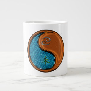 Cancer & Wood Goat Large Coffee Mug