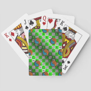 Cancer & Wood Goat Playing Cards