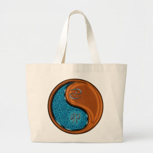 Cancer & Wood Rabbit Large Tote Bag