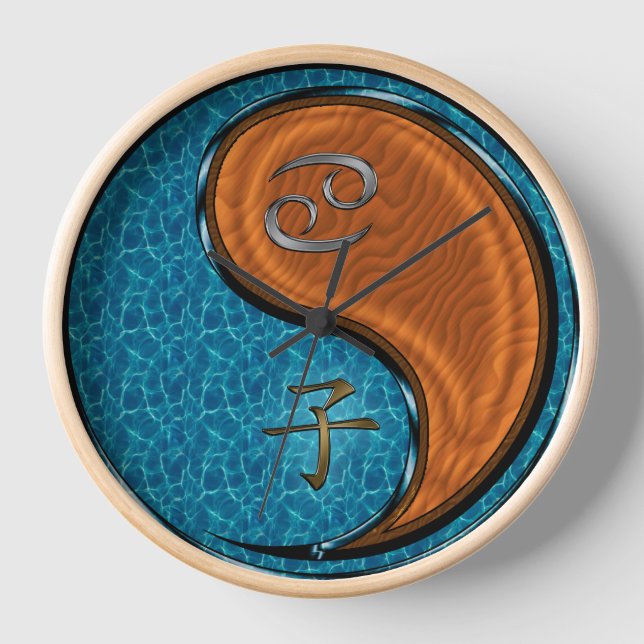 Cancer & Wood Rat Clock (Front)