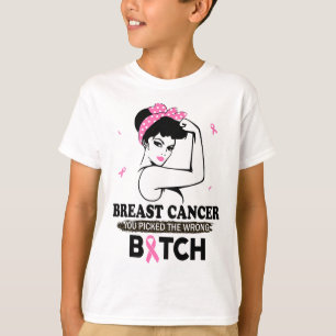 Cancer You Picked The Wrong Funny Gifts T-Shirt