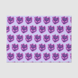 Cancer Zodiac Coquette Heart Birthday Cake Tissue Paper