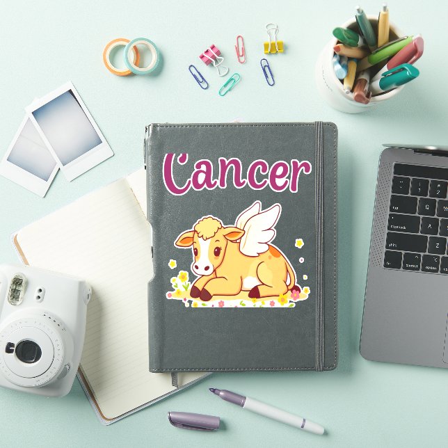 Cancer Zodiac Cow , Cute Cancer (iPad Cover)