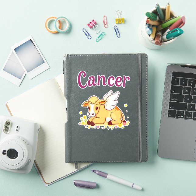 Cancer Zodiac Cow Png, Cute Cancer (iPad Cover)