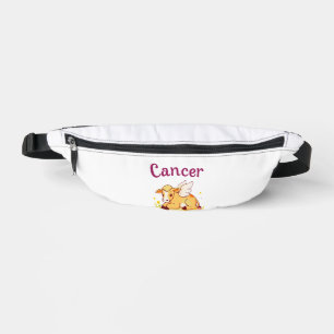 Cancer Zodiac Cow Png, Cute Cancer Bum Bags