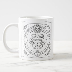 Cancer Zodiac Custom Birthday Mug
