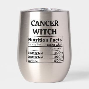 Cancer Zodiac Gift Customise Magical Witch Humour