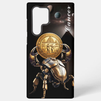 Cancer, zodiac, gold, birth, design, pretty  samsung galaxy case