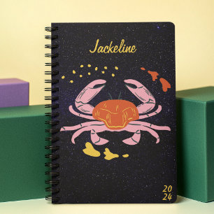 Cancer Zodiac Horoscope Space Stars Personal  Planner