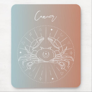 Cancer zodiac horoscope star sign gradient mouse mat