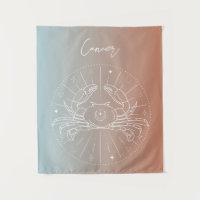 Cancer zodiac horoscope star sign gradient