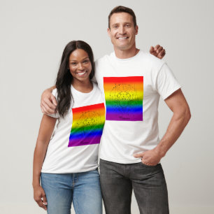 Cancer Zodiac LGBTQ Pride Rainbow Astrology Design T-Shirt