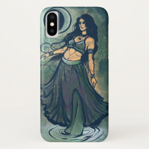 Cancer Zodiac MoonChild Goddess Belly Dancer iPhone X Case