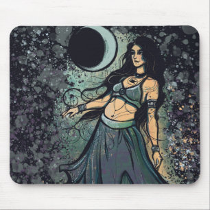 Cancer Zodiac MoonChild Goddess Belly Dancer       Mouse Mat