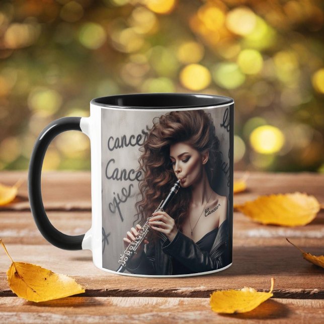 Cancer Zodiac Musician Clarinet  Mug (Creator Uploaded)