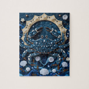 Cancer Zodiac Paper Quilling Jigsaw Puzzle